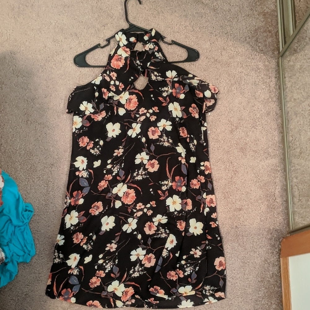 High neck dress